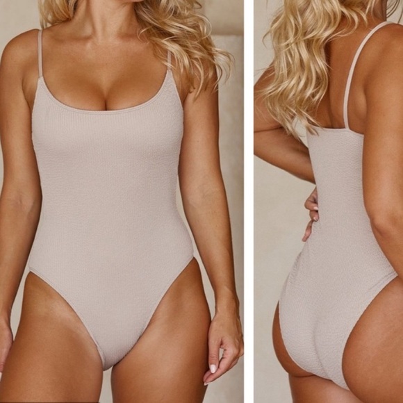 Monday Swim Bahamas One Piece- oat crinkle - Picture 2 of 5